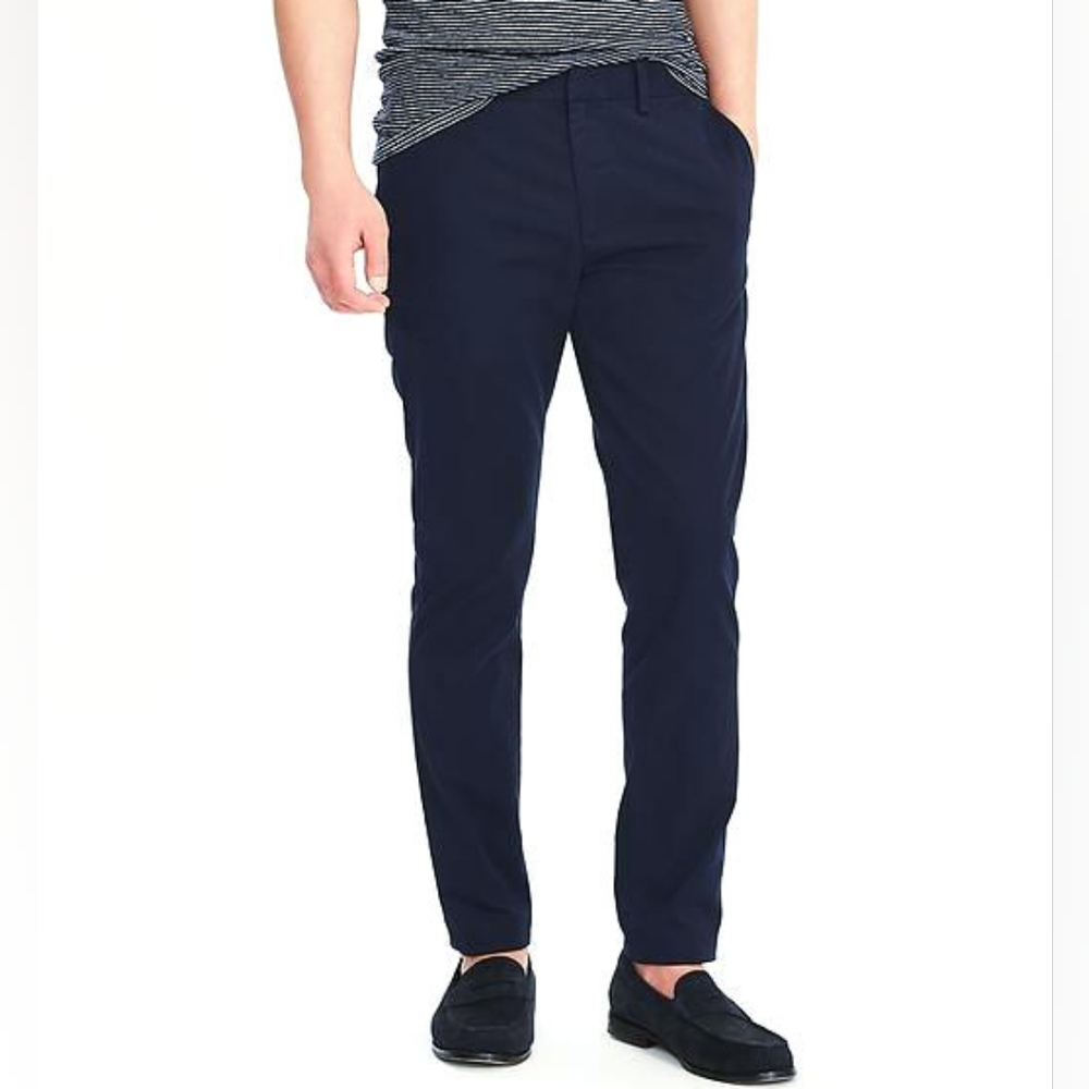 Banana Republic Men's Fulton Skinny Chino Trouser 30 Inseam